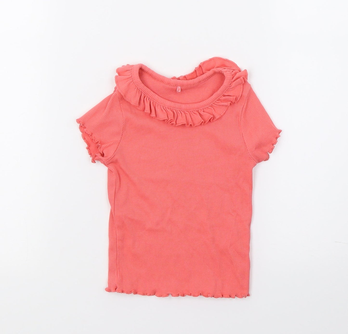 George Girls Red   Basic T-Shirt Size 2 Years