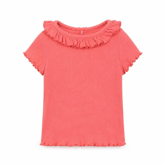 George Girls Red   Basic T-Shirt Size 2 Years