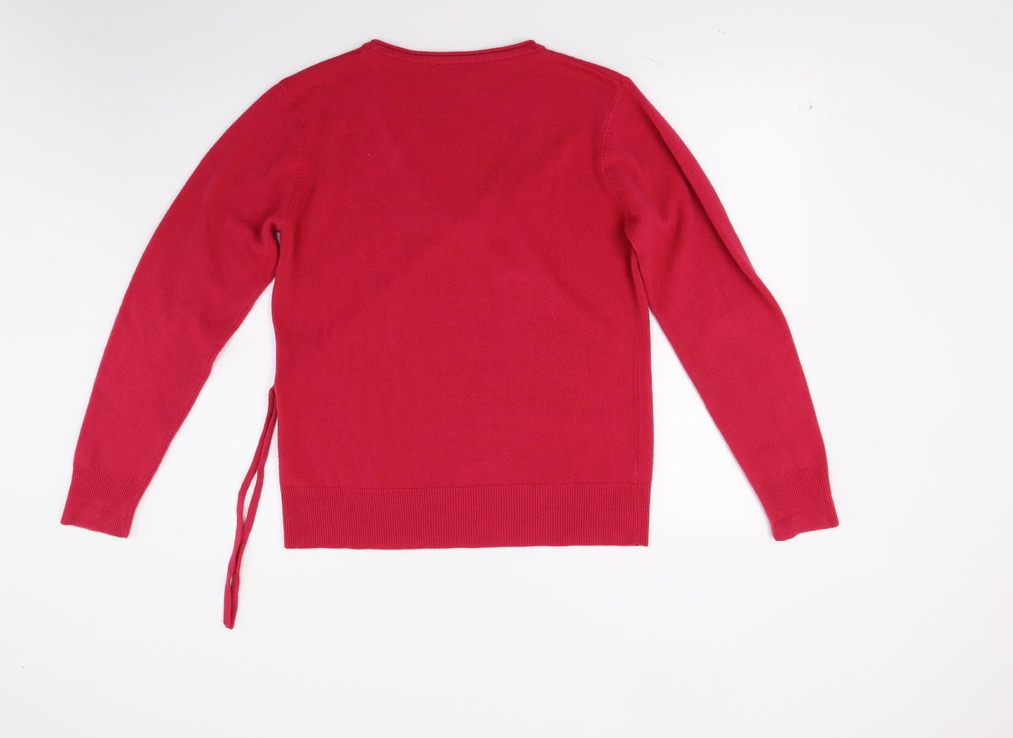 Berkertex Womens Red  Knit Pullover Jumper Size 16