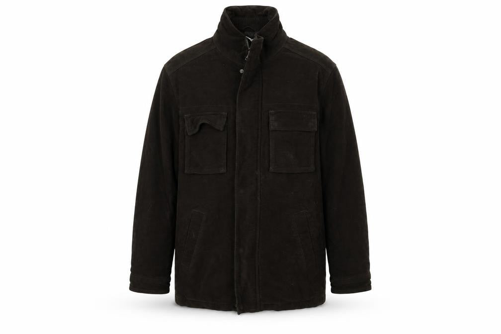 Preworn Mens Brown   Overcoat Coat Size L