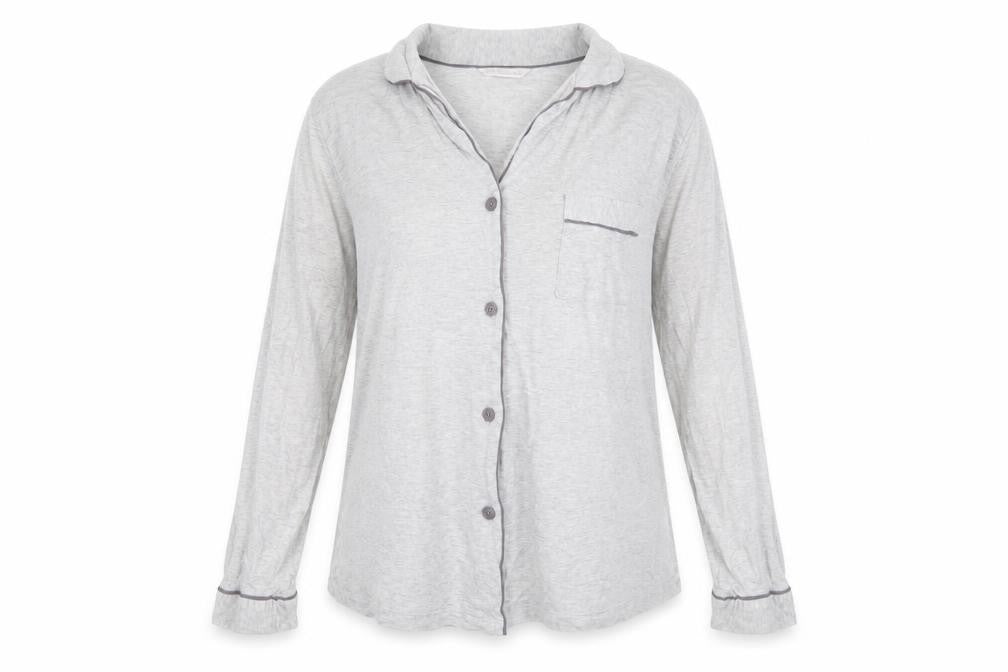Cyberjammies Womens Grey Paisley  Babydoll Pyjama Top Size 12
