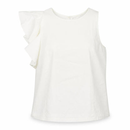 SOFT GREY Womens White   Basic Blouse Size 16