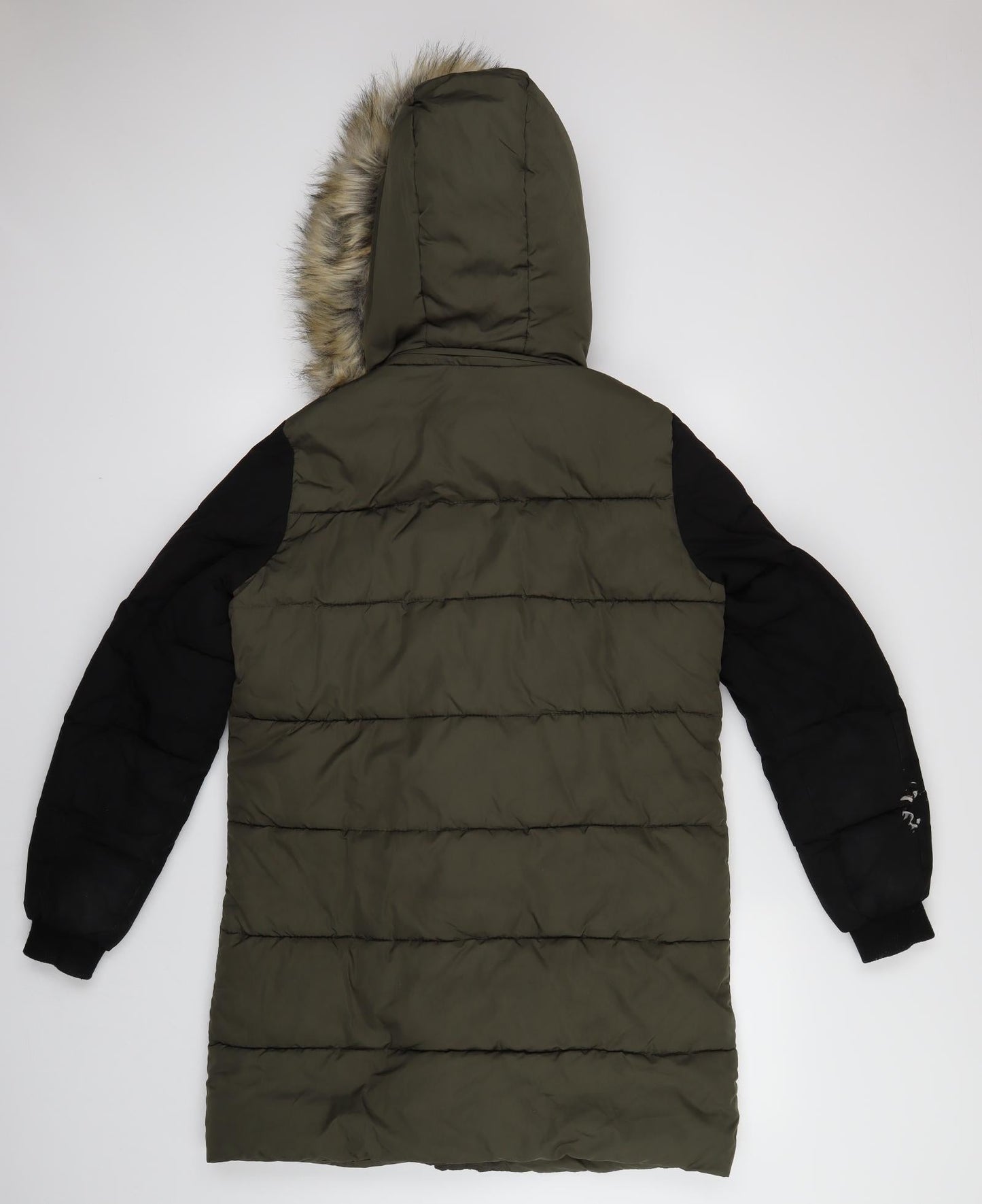 FB Sister Mens Green   Puffer Jacket Jacket Size S