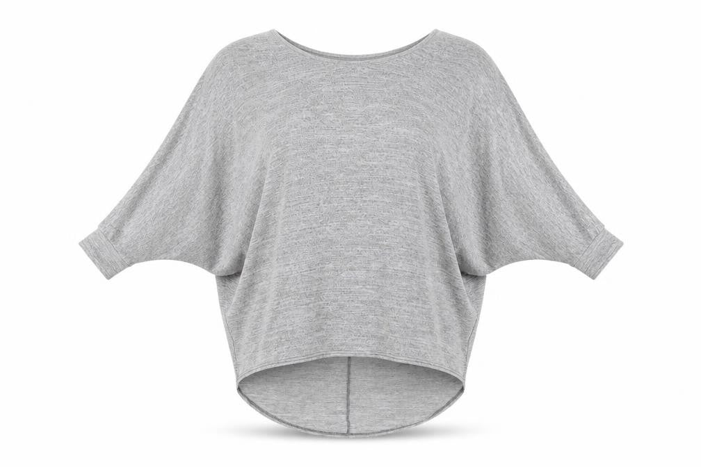 Ladies Look Womens Grey   Pullover Jumper One Size