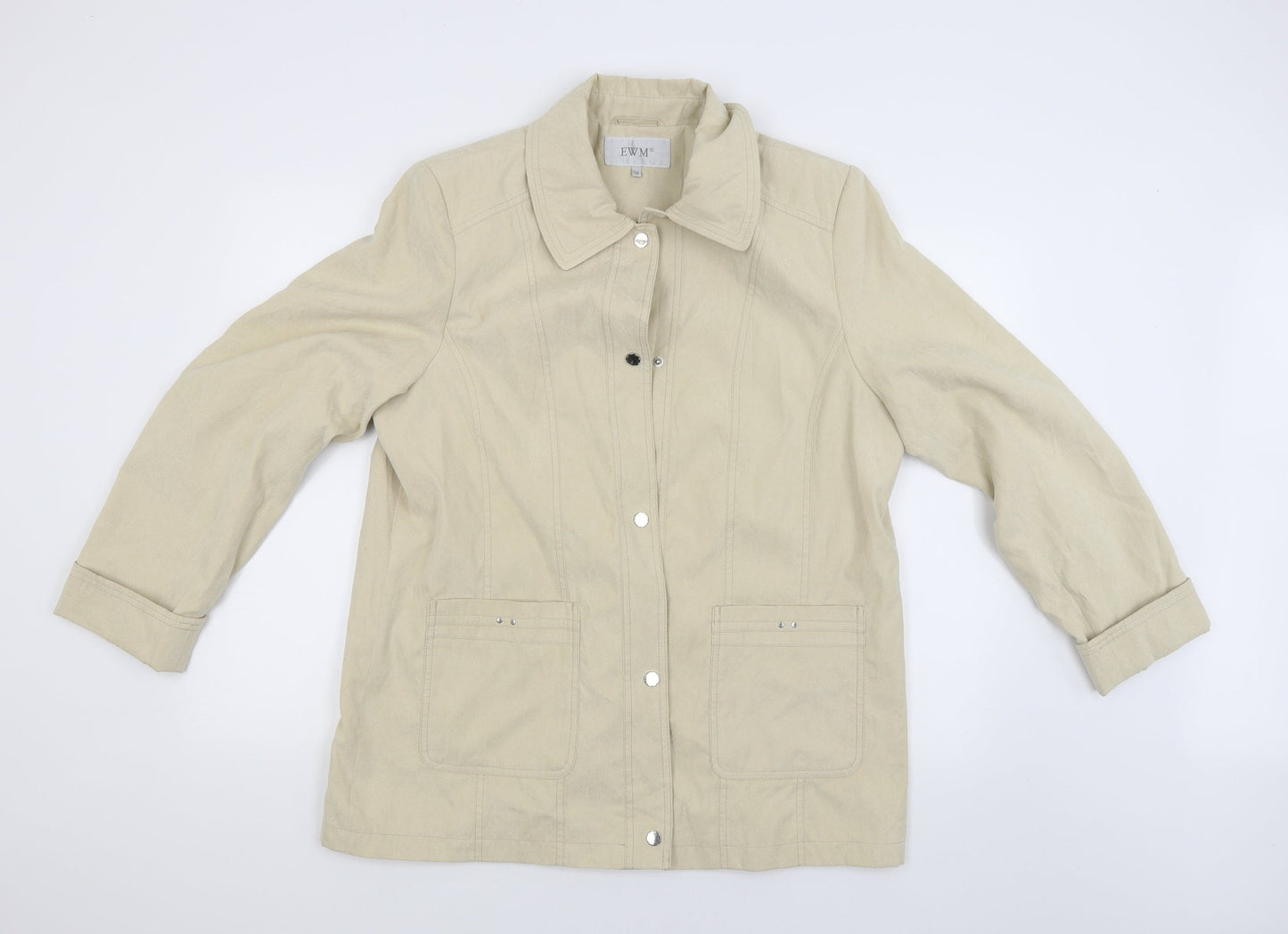 EWM Womens Beige   Jacket  Size 16