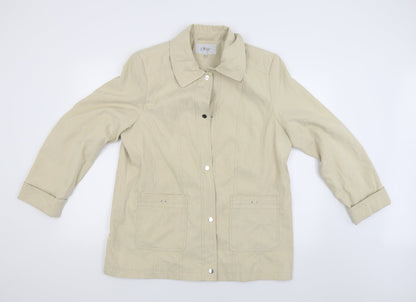 EWM Womens Beige   Jacket  Size 16