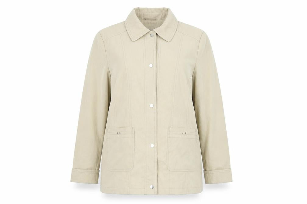 EWM Womens Beige   Jacket  Size 16