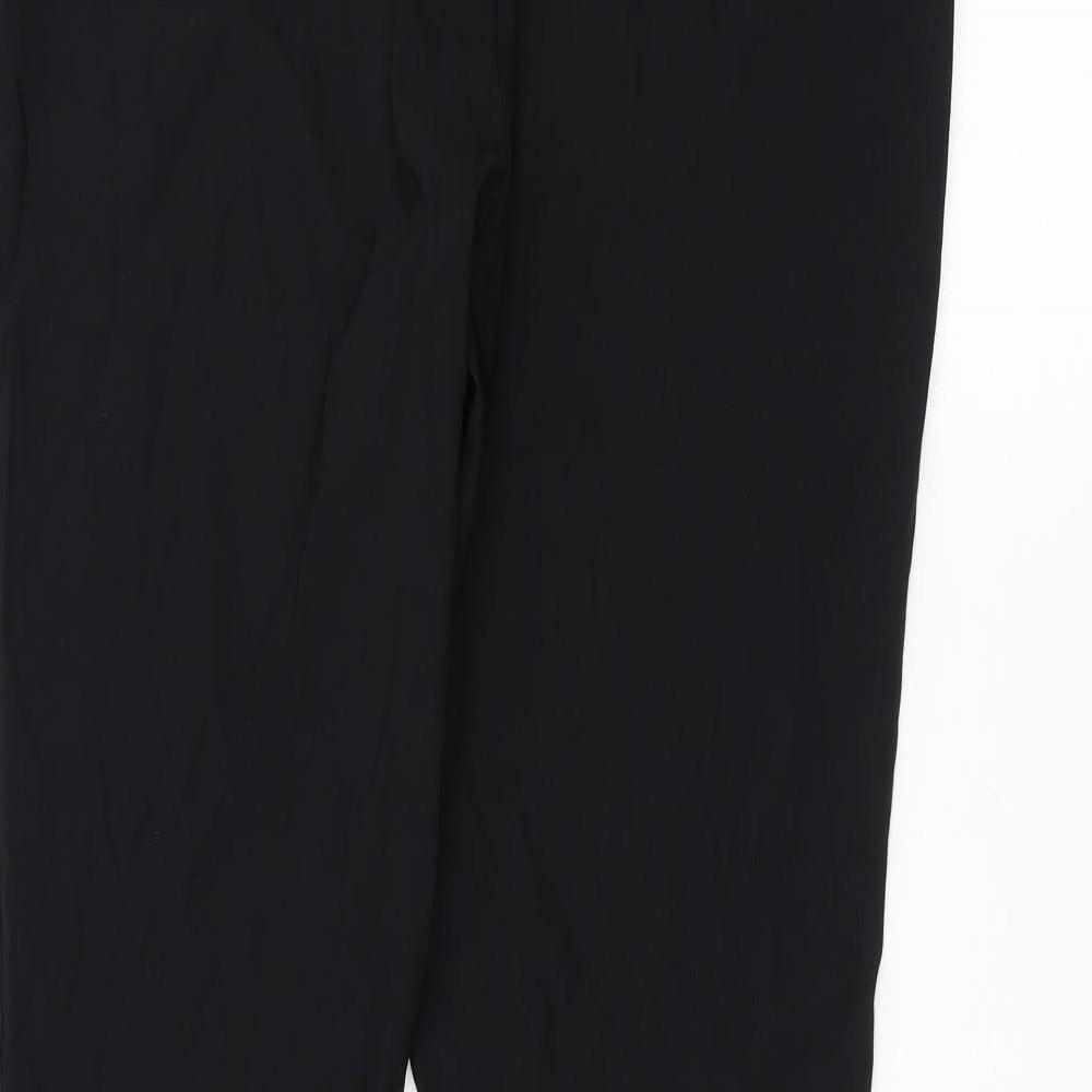Papaya Womens Black   Trousers  Size 14 L28 in
