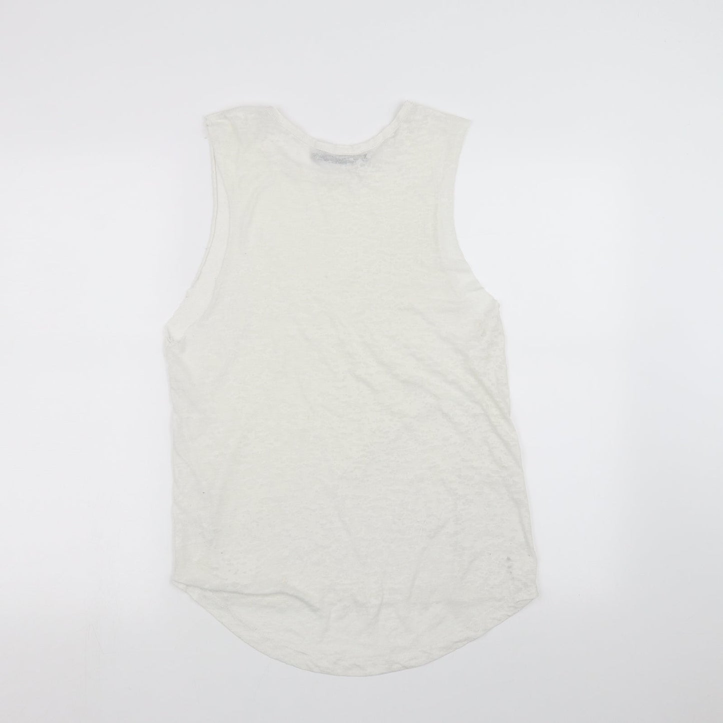Crafted Womens White   Basic Tank Size 14