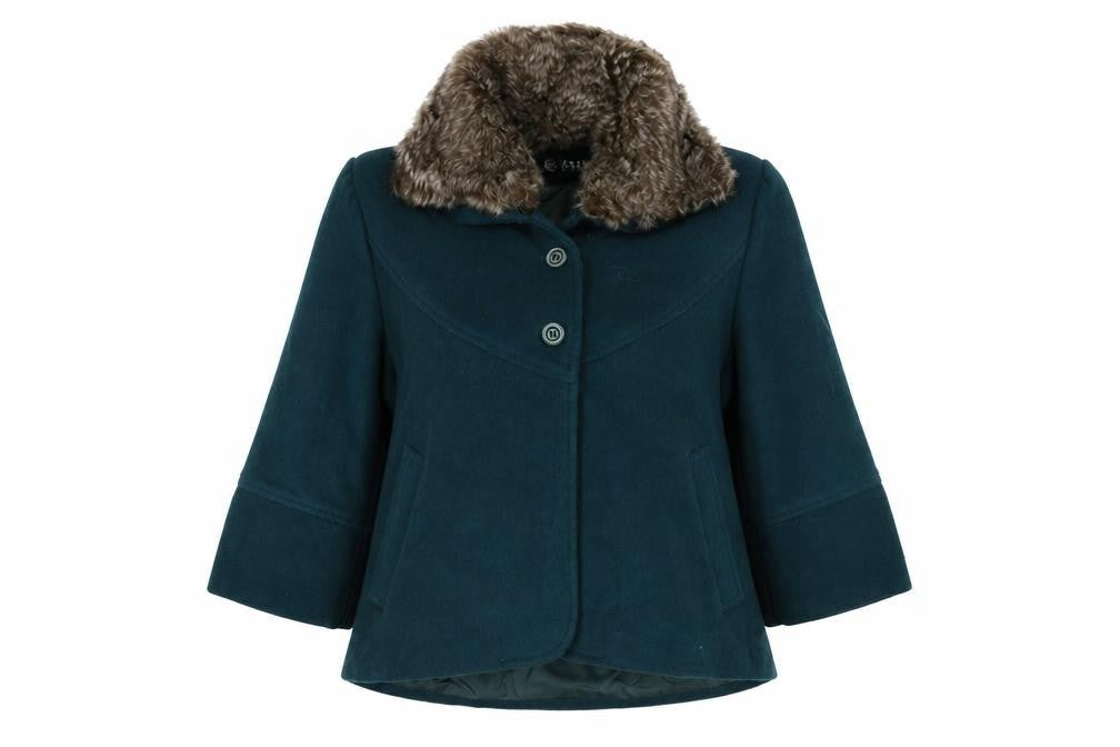 05/06 Womens Green   Jacket Coatigan Size L
