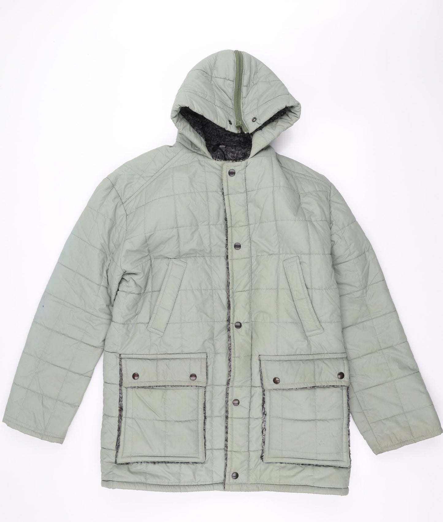 Preworn Womens Green   Parka Coat Size M