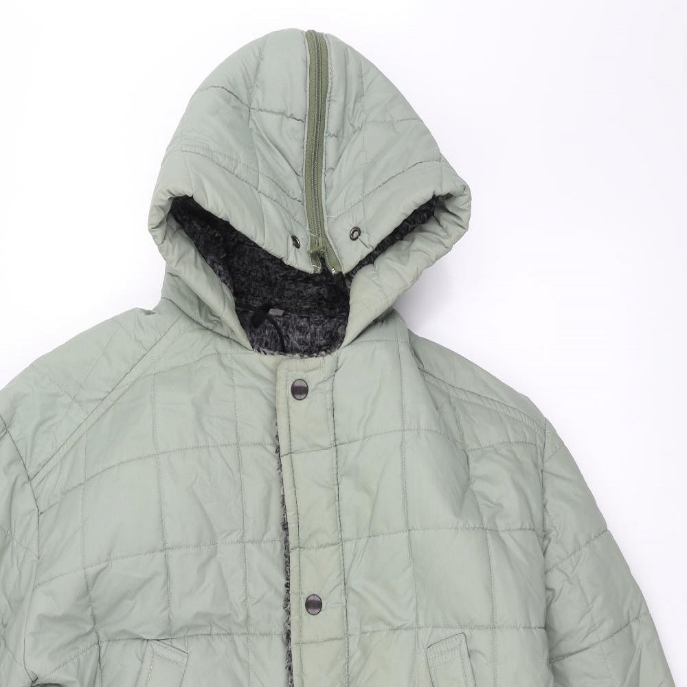 Preworn Womens Green   Parka Coat Size M