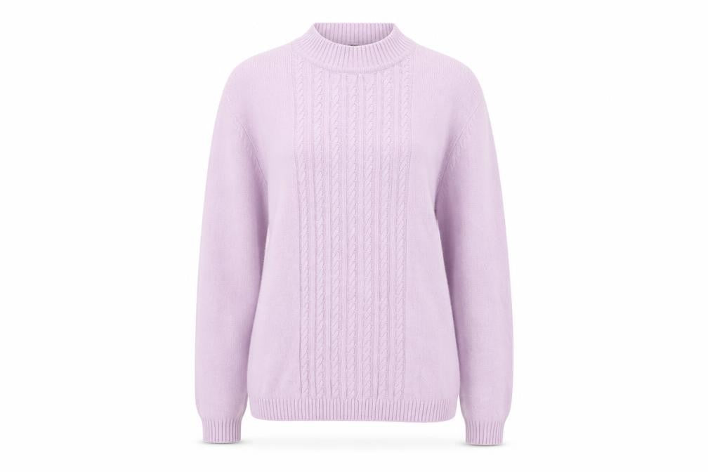 ISLE Womens Purple   Pullover Jumper Size M