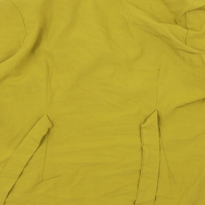 Preloved essence Womens Yellow   Jacket  Size 16 - Label