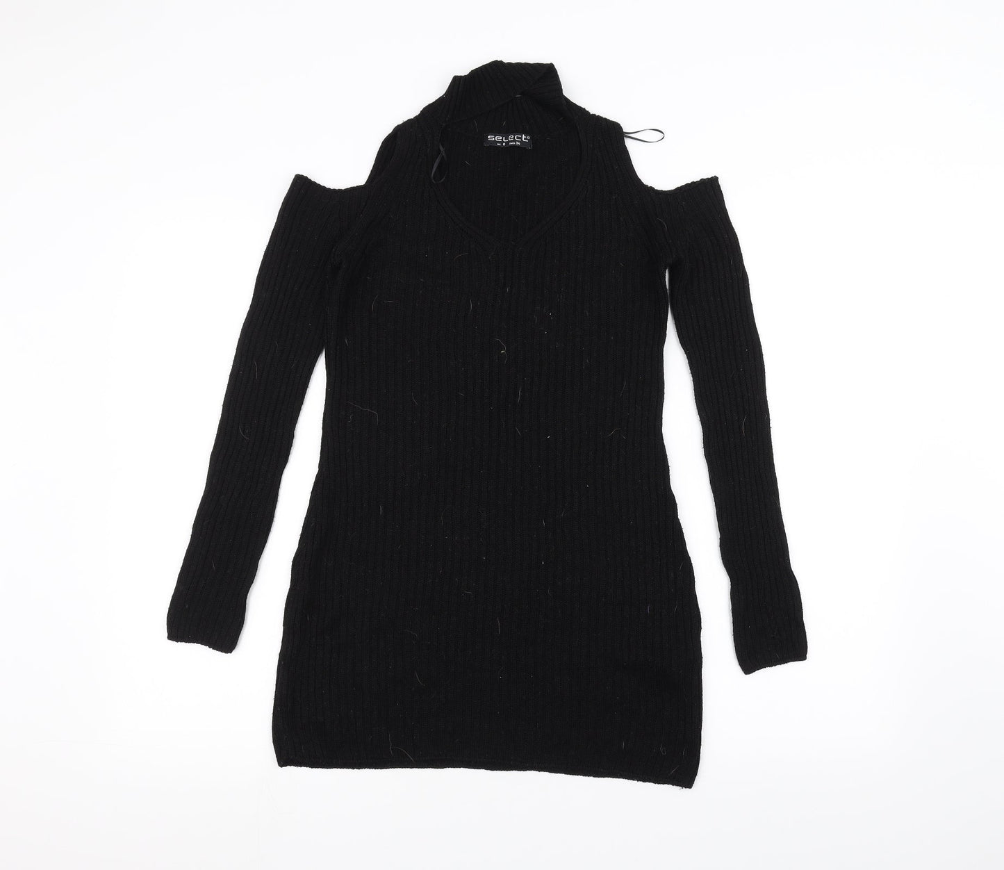 Select Womens Black   Basic T-Shirt Size 6