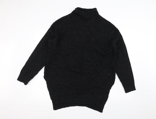 Papaya Womens Black   Pullover Jumper Size M