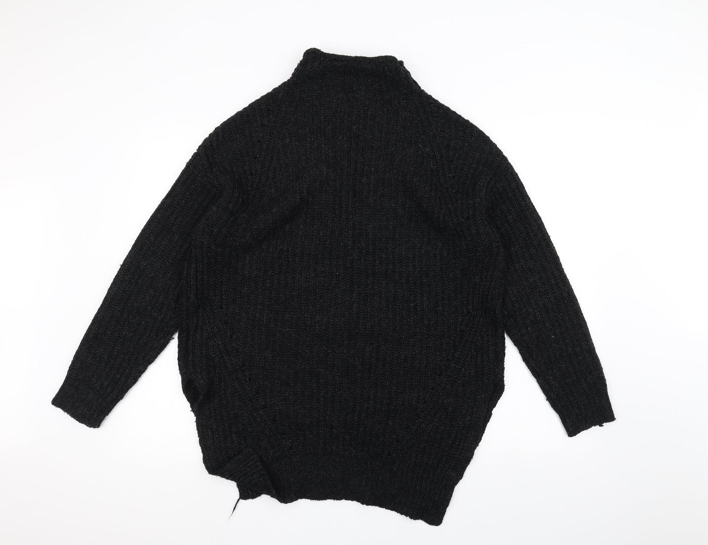 Papaya Womens Black   Pullover Jumper Size M