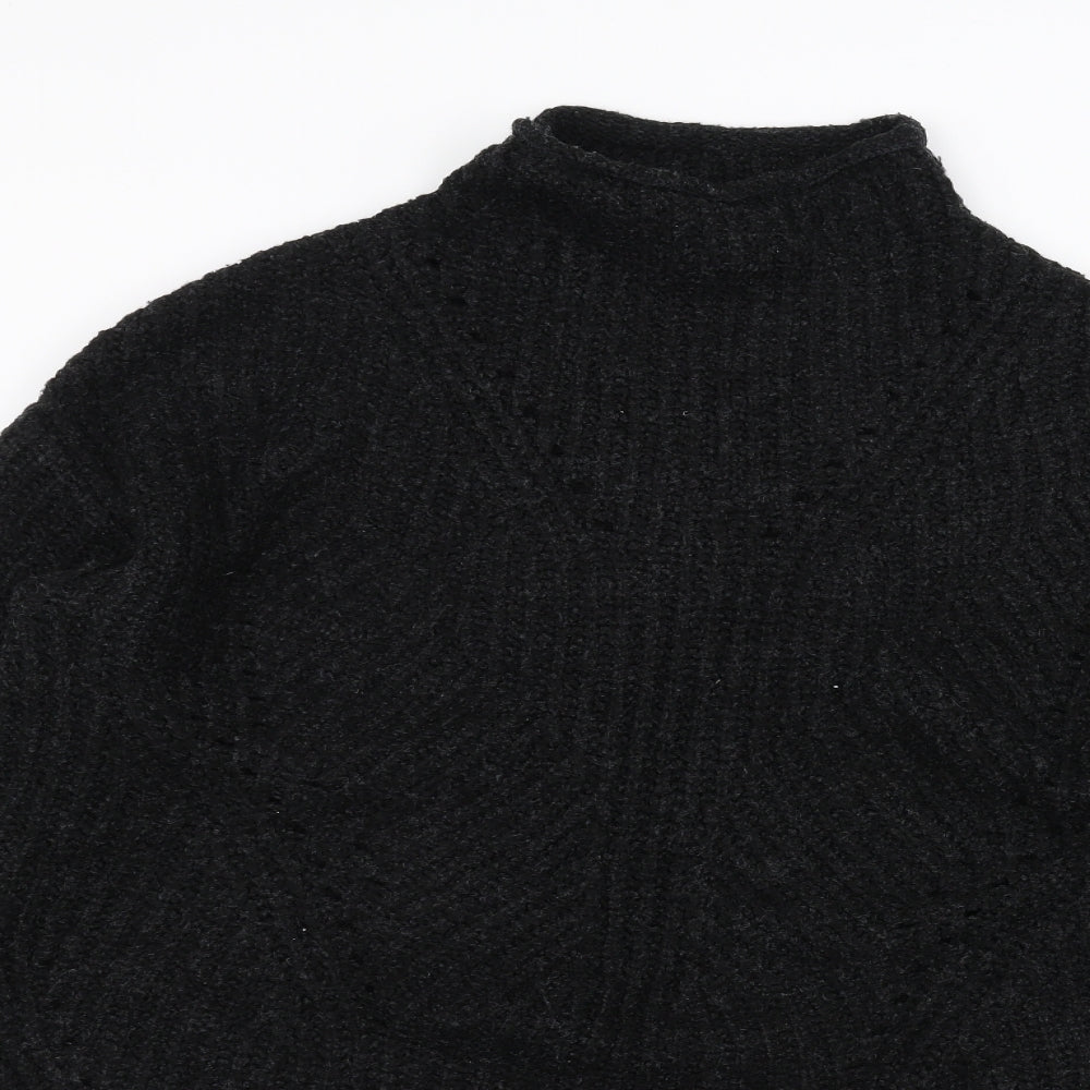 Papaya Womens Black   Pullover Jumper Size M