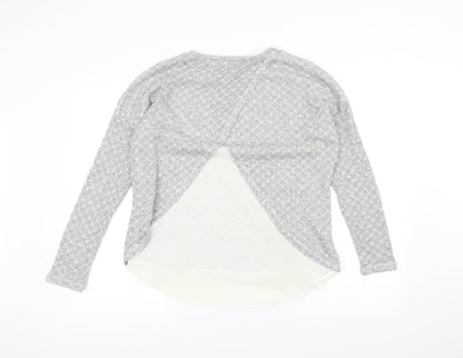 Back view of Atmosphere women’s blue jumper, size UK 10