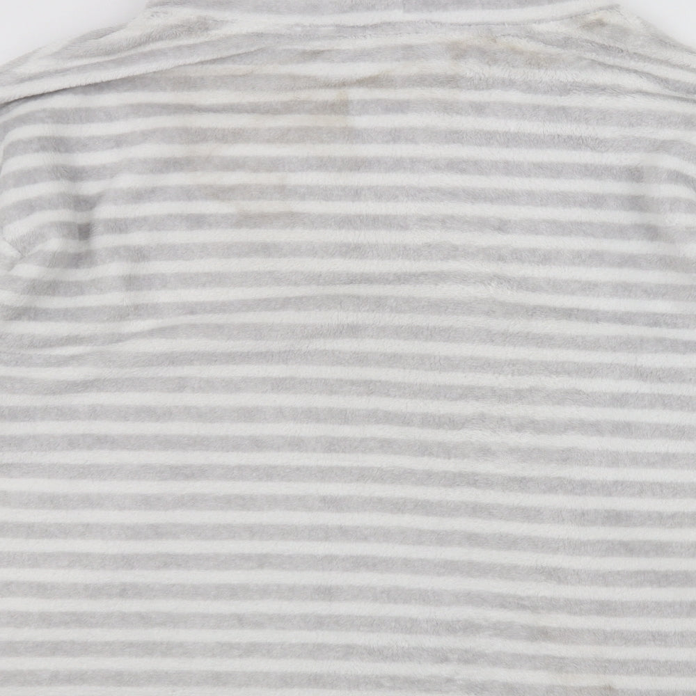 Nutmeg Womens White Striped  Pullover Jumper Size 14