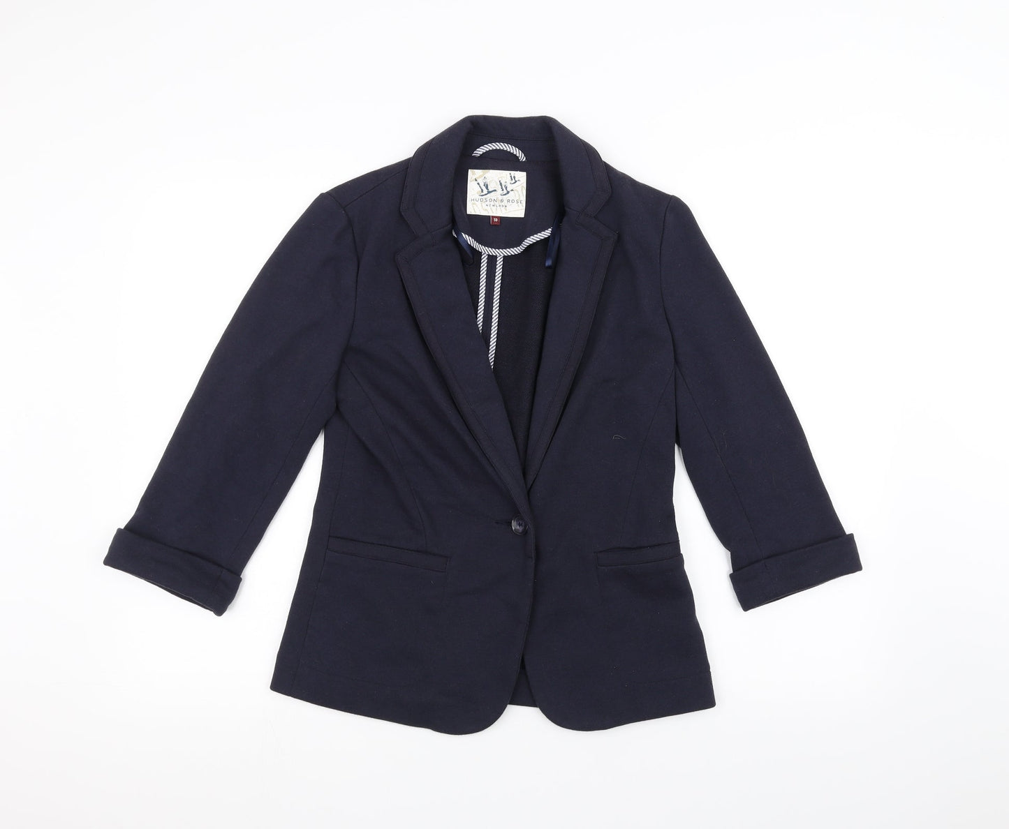 Hudson & Rose Womens Blue   Jacket  Size 10