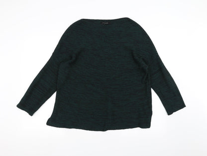 Additional front view of Atmosphere women’s green knit jumper, size UK 12