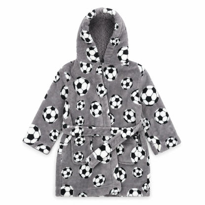 Blue Zoo Girls Grey Solid  Top Robe Size 2-3 Years  - Football