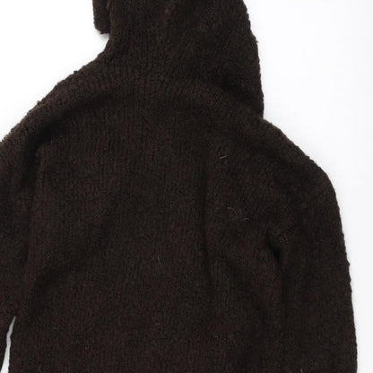 Next Womens Brown   Jacket Coatigan Size M