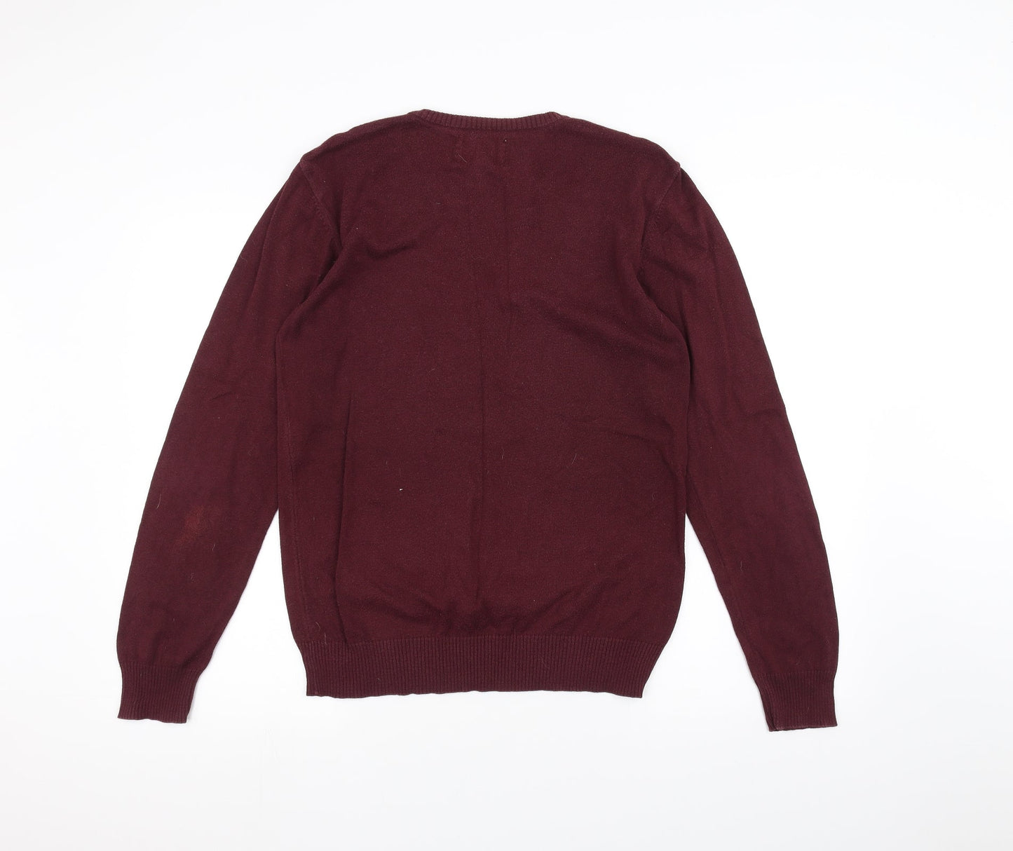 River Island Mens Red   Pullover Jumper Size S