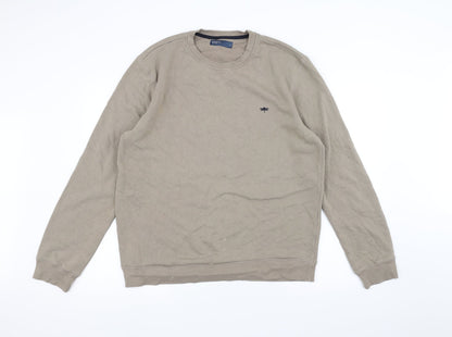Additional front view of Easy women’s brown jumper, size L