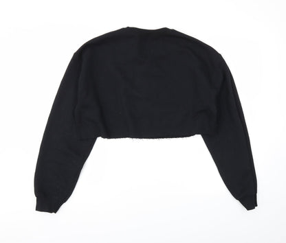 PRETTYLITTLETHING Womens Black   Pullover Jumper Size 12