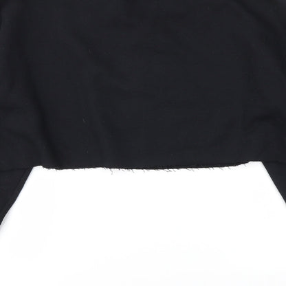 PRETTYLITTLETHING Womens Black   Pullover Jumper Size 12