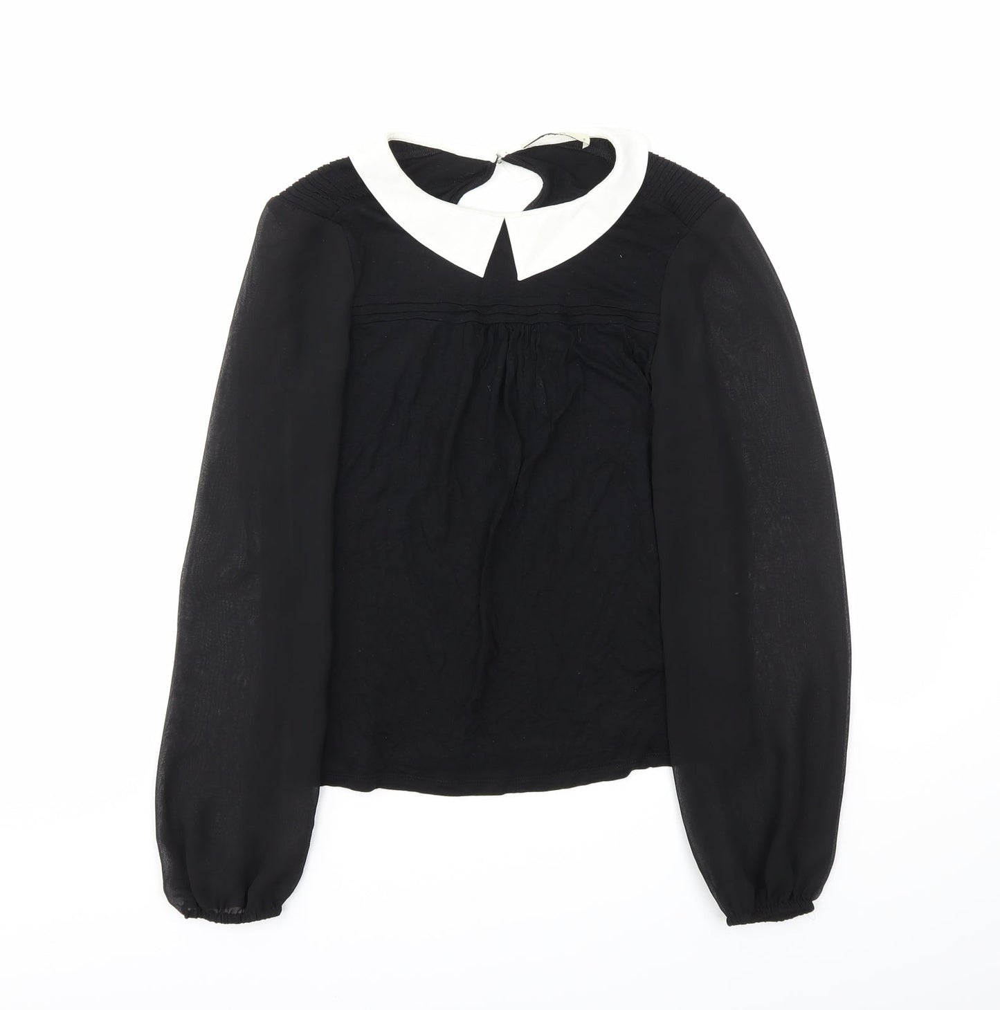 Oasis Womens Black   Basic Blouse Size 8