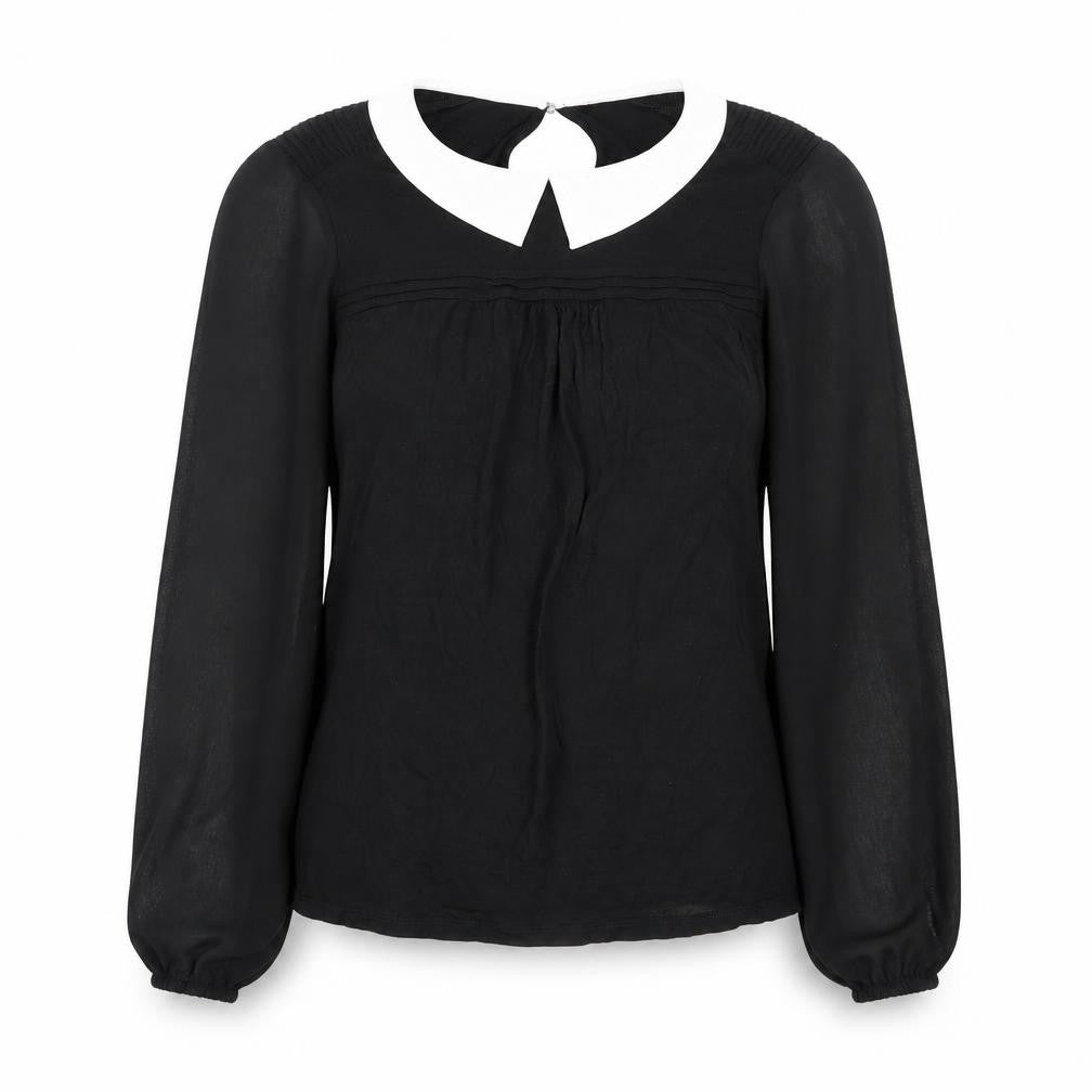 Oasis Womens Black   Basic Blouse Size 8