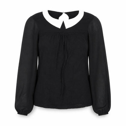 Oasis Womens Black   Basic Blouse Size 8