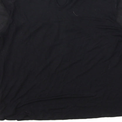 Oasis Womens Black   Basic Blouse Size 8