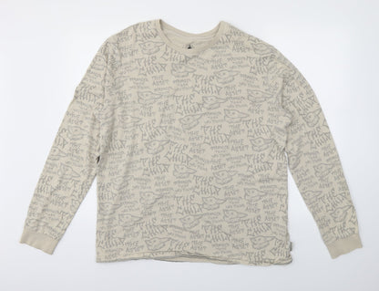 Preloved Disney Womens Beige   Pullover Jumper Size L - Front