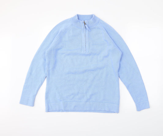 Signiture Womens Blue   Henley Jumper Size XL