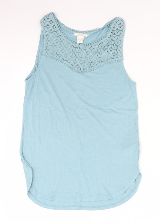 H&M Womens Blue   Basic Tank Size S