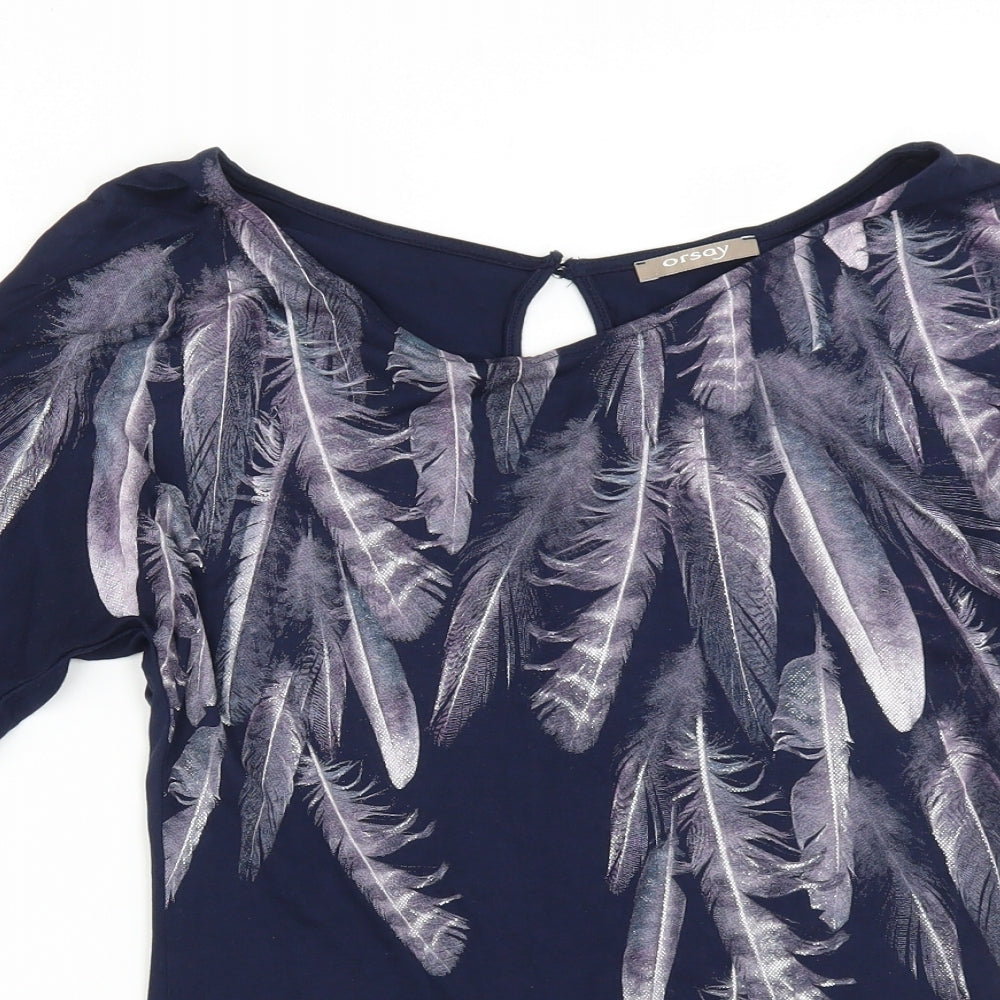 ORSAY Womens Blue   Basic Blouse Size S