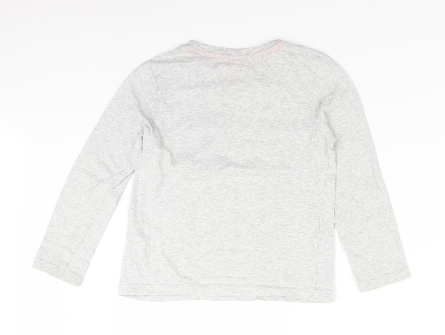 F&F Boys Grey   Basic T-Shirt Size 6-7 Years
