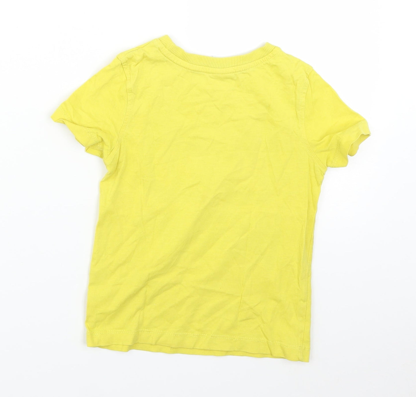George Boys Yellow   Basic T-Shirt Size 2-3 Years  - Batman