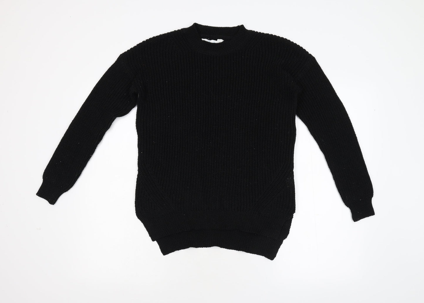 Primark Womens Black  Knit Pullover Jumper Size XS