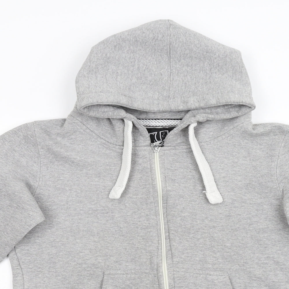 Urban Diva Womens Grey   Full Zip Hoodie Size S
