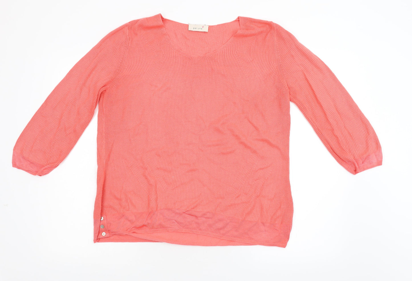 Per Una Womens Pink  Knit Pullover Jumper Size 14