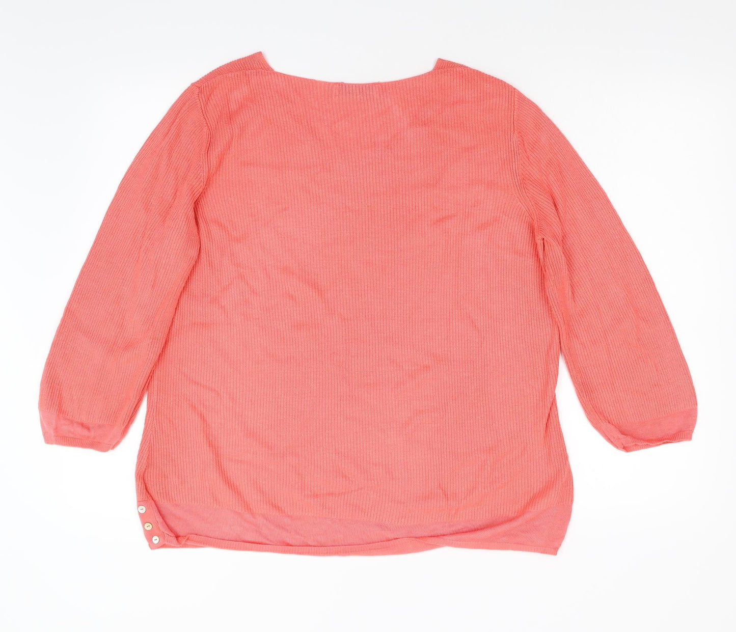 Per Una Womens Pink  Knit Pullover Jumper Size 14
