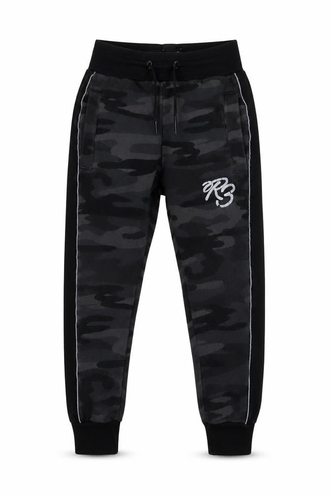 Ripstop Boys Black   Jogger Trousers Size S