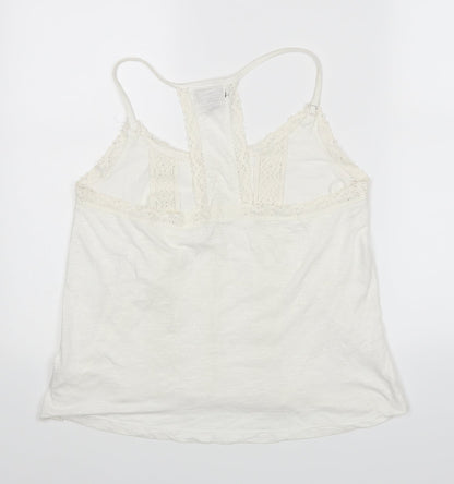 Back view of Atmosphere women’s white basic blouse, size UK 12