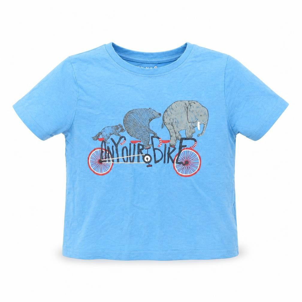 Nutmeg Boys Blue   Basic T-Shirt Size 5 Years  - Animal