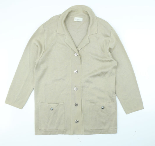 Chianti Womens Beige   Jacket  Size L